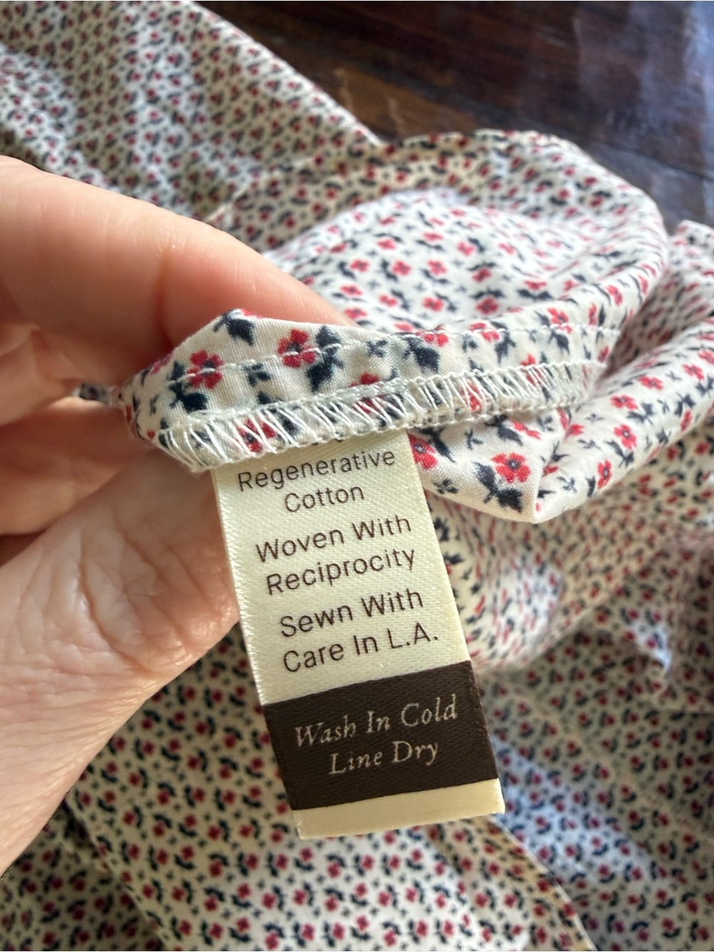 Christy Dawn Dahlia Dress | Geo Ditsy Cream M - Picture 11 of 15